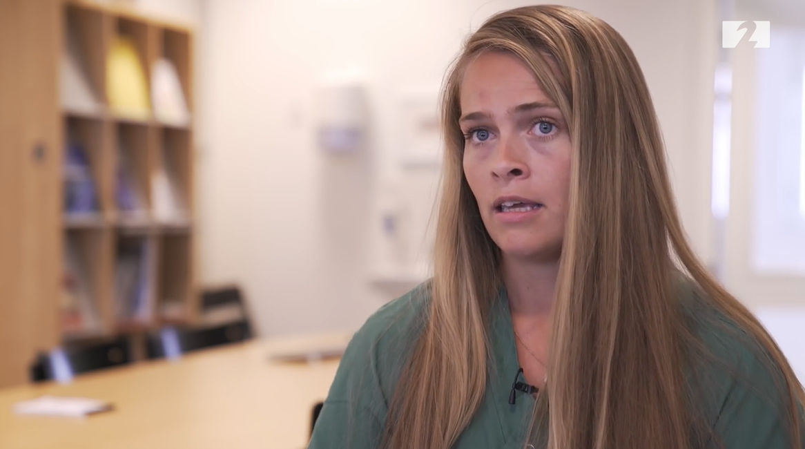 Íslenskur læknir í Svíþjóð sinnir COVID-sjúkum - Edda á Stöð 2