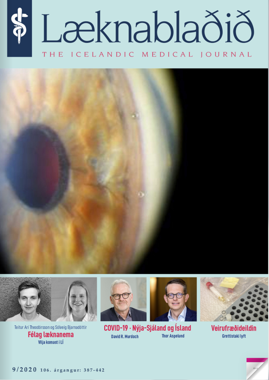 9. tölublað Læknablaðsins er komið út
