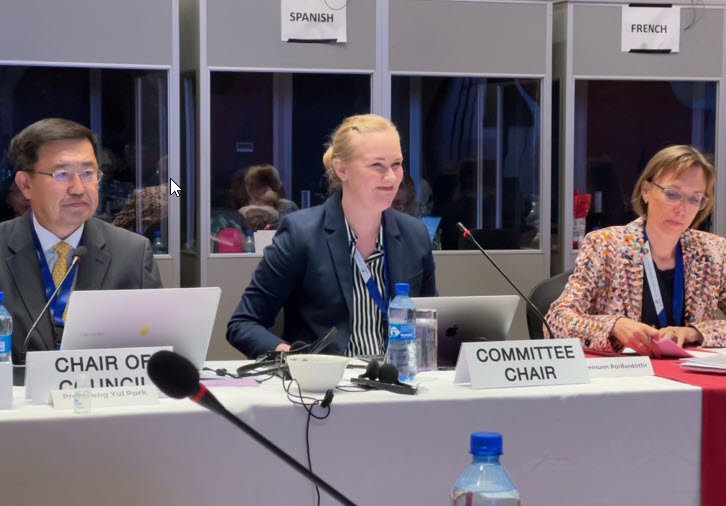 Steinunn kosin formaður siðfræðinefndar WMA