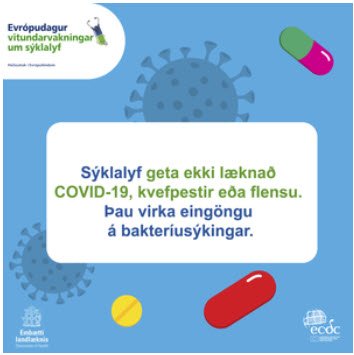 Vitundarvakning um sýklalyf 18.-24. nóvember