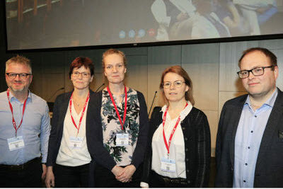 Stjórn FSL frá vinstri: Ólafur H. Samúelsson, Ragnheiður Baldursdóttir, María I. Gunnbjörnsdóttir, S…