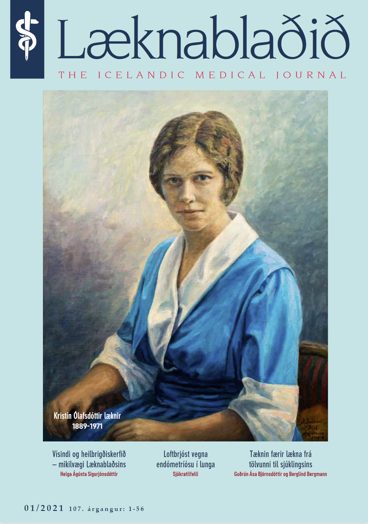 1. tölublað Læknablaðsins 2021 komið út