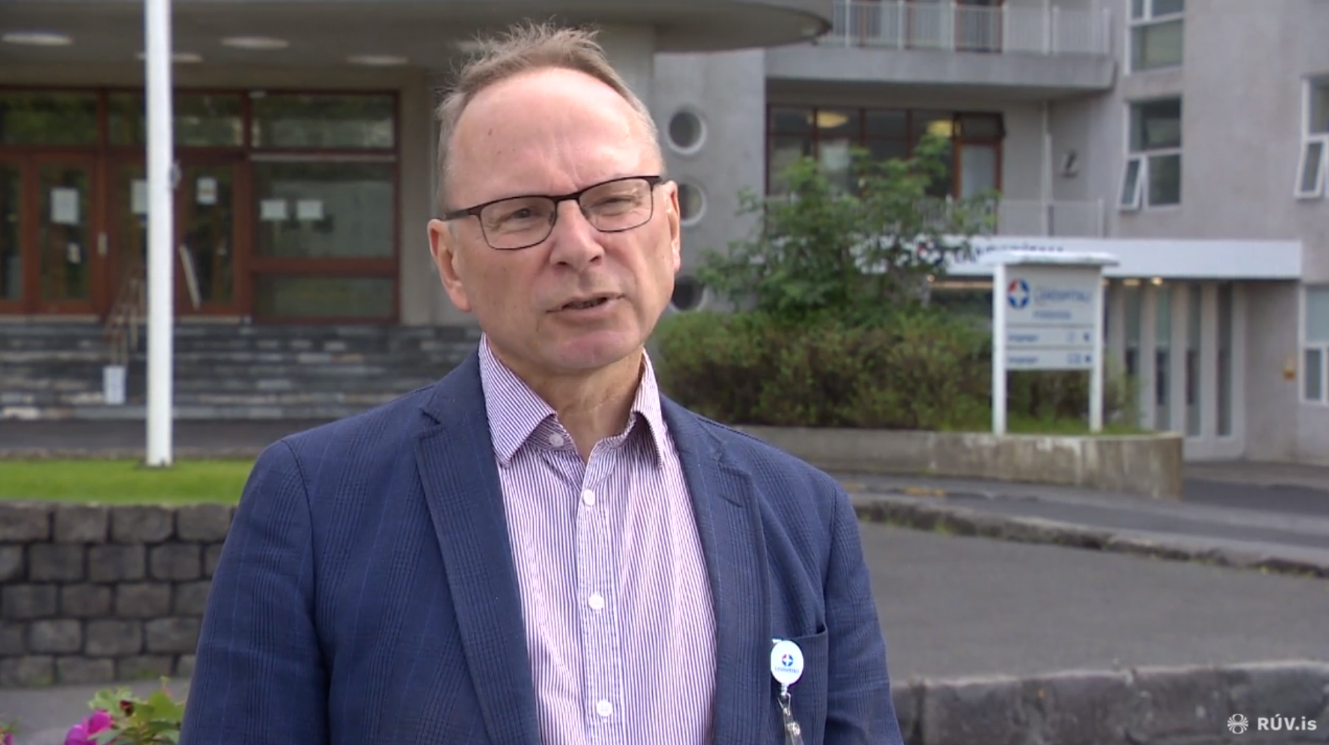 Mjög fáar innlagnir vegna COVID-19 - Runólfur á RÚV