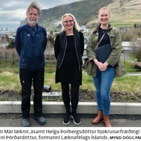 Eini læknirinn í tæpa fjóra áratugi og alltaf á bakvakt