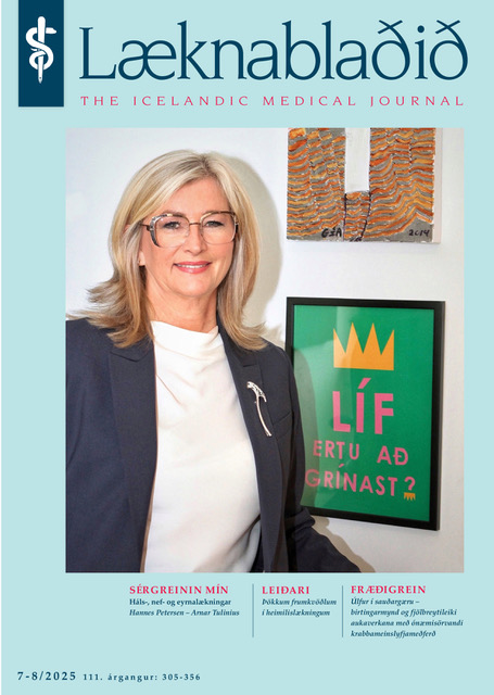 Mynd af læknablaði LIS