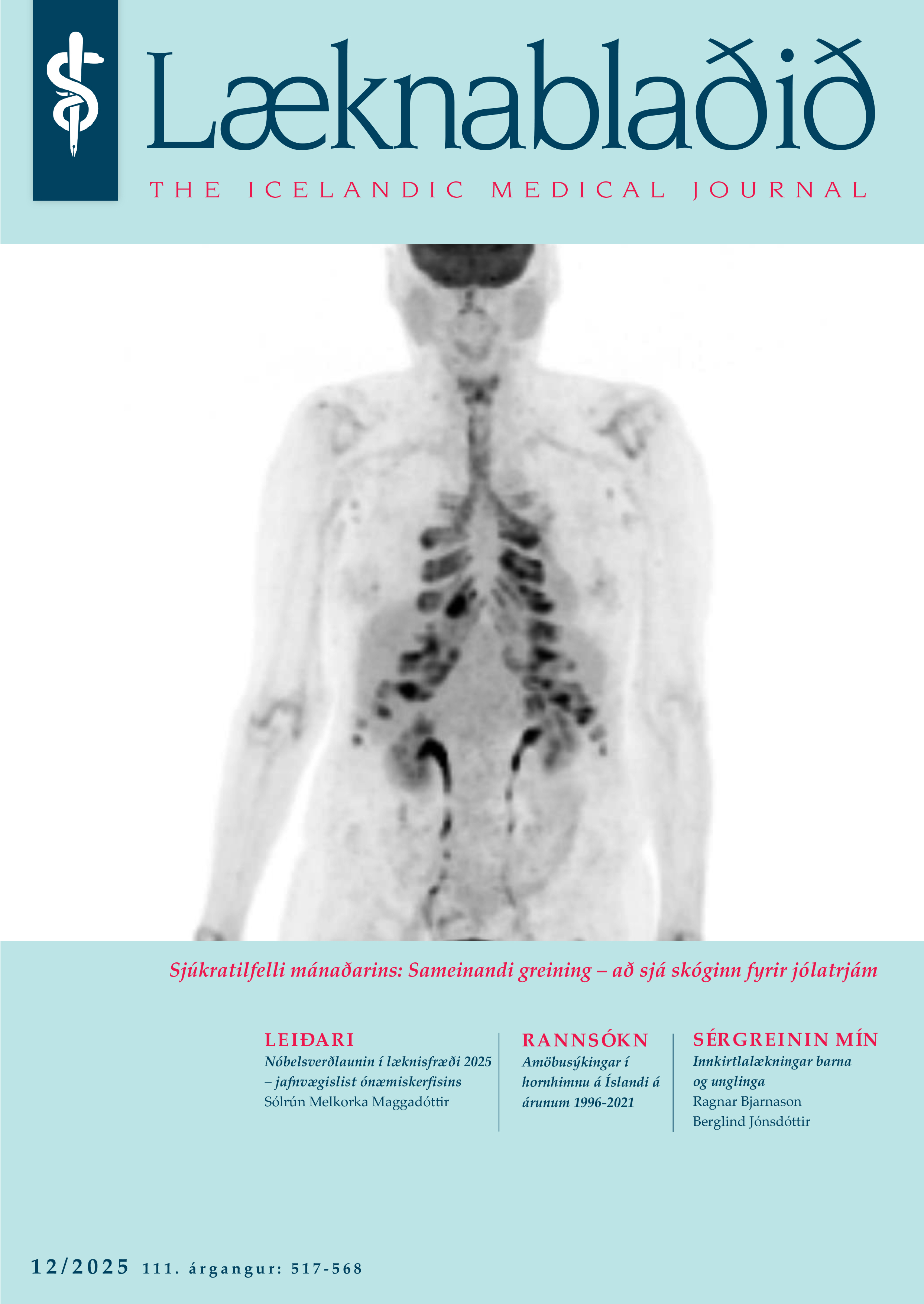 Mynd af læknablaði LIS